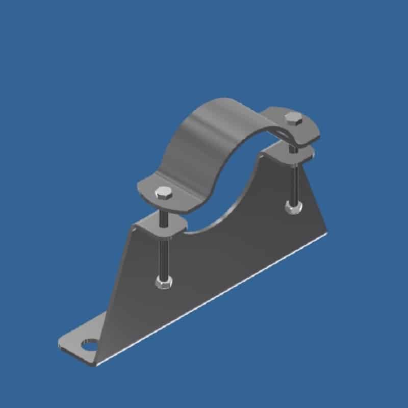 Dairymaster Flexi Auger Galvanised Mounting Bracket Assembly