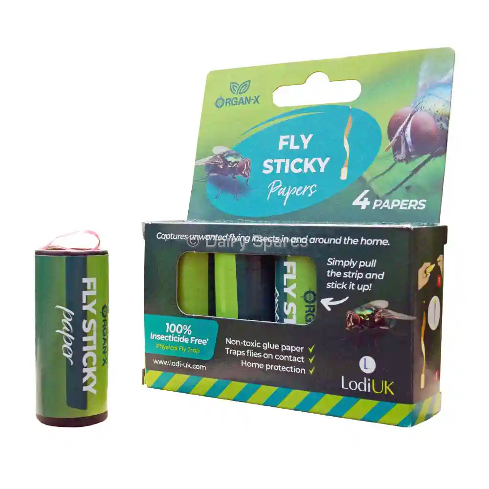 Domestic Fly Sticky Papers (4Pk) – 66036