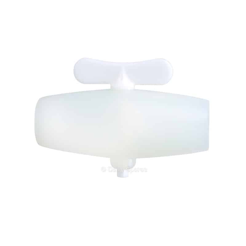 Clear silicone butterfly valve connector 32mm SF80