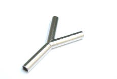 Edelstahl Y-Stück 9 x 12 mm, 100mm lang