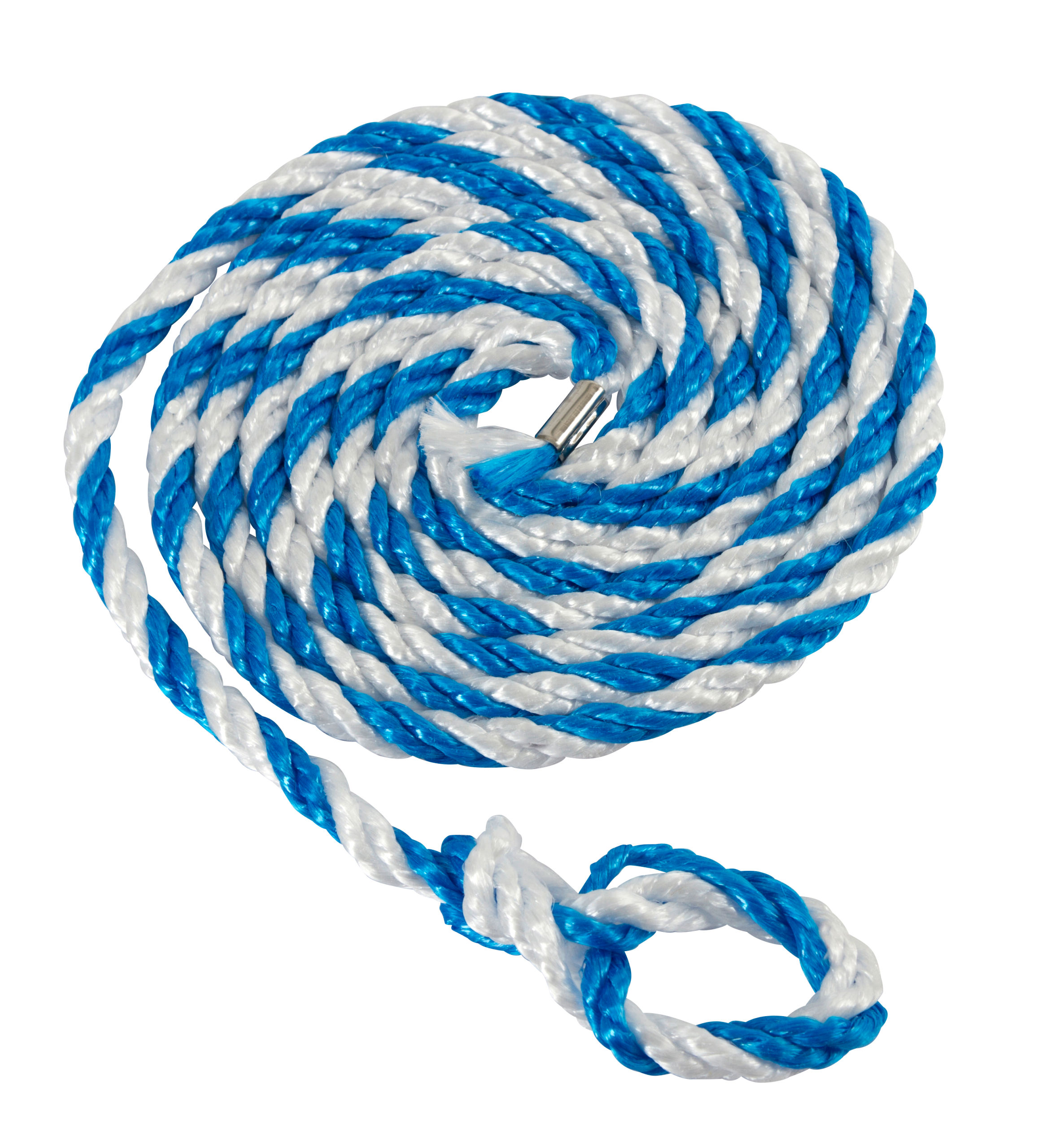 Viehtransportstrick, blau-weiß, 320 cm