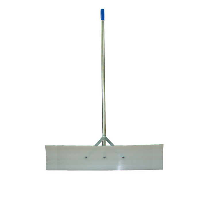 Barn Scraper with Straight Handle - 10 x 48 inch poly blade