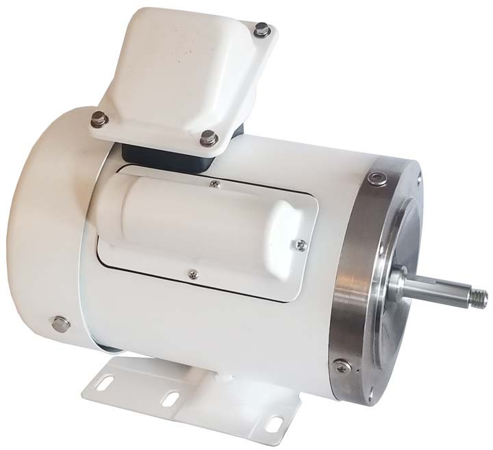 1 HP 1 PH Wash Down Milk Pump Motor for Bou-Matic, Universal, Sta-Rite Threaded Shaft TEFC 3450