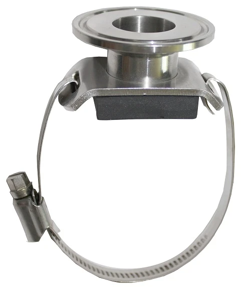 Triclamp Inlet for Visoflow Sensor or air injector fits 2.5 inch