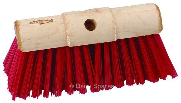 Broom Head Orange PVC/Poly Bristle – BR12 BR12