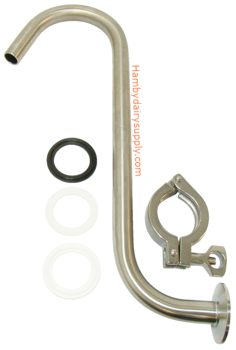 1.5 Tapper Kit for Clamp Butterfly & Milk Tank Valve - Stainless Steel A 304
