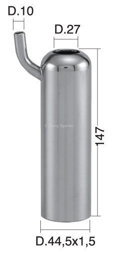 Stainless Steel Teat Cup Shell Suitable for Westfalia (Long) – TE23 TE23