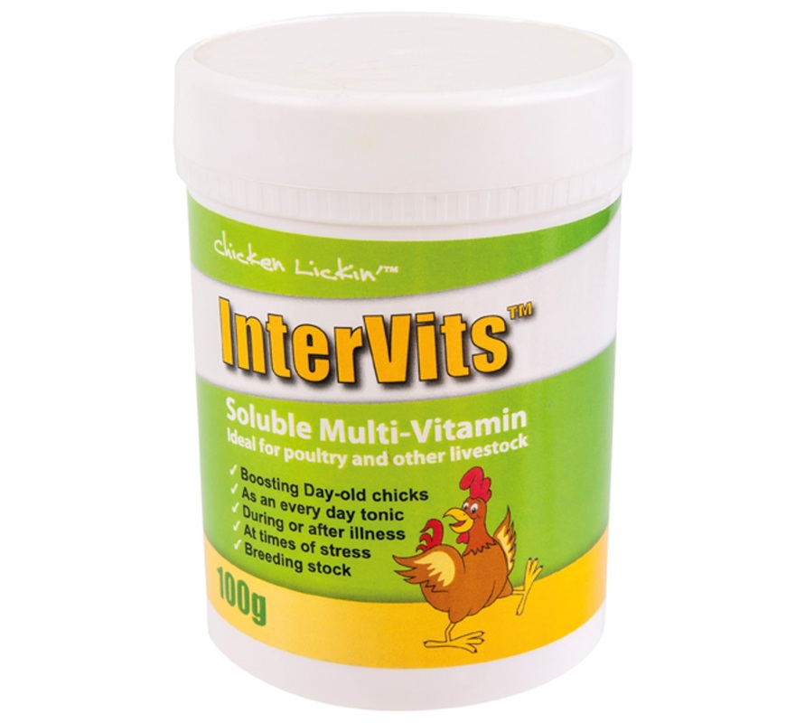 Agrivite Chicken Lickin InterVits Soluble Multivits TSK0820 | TSK0825