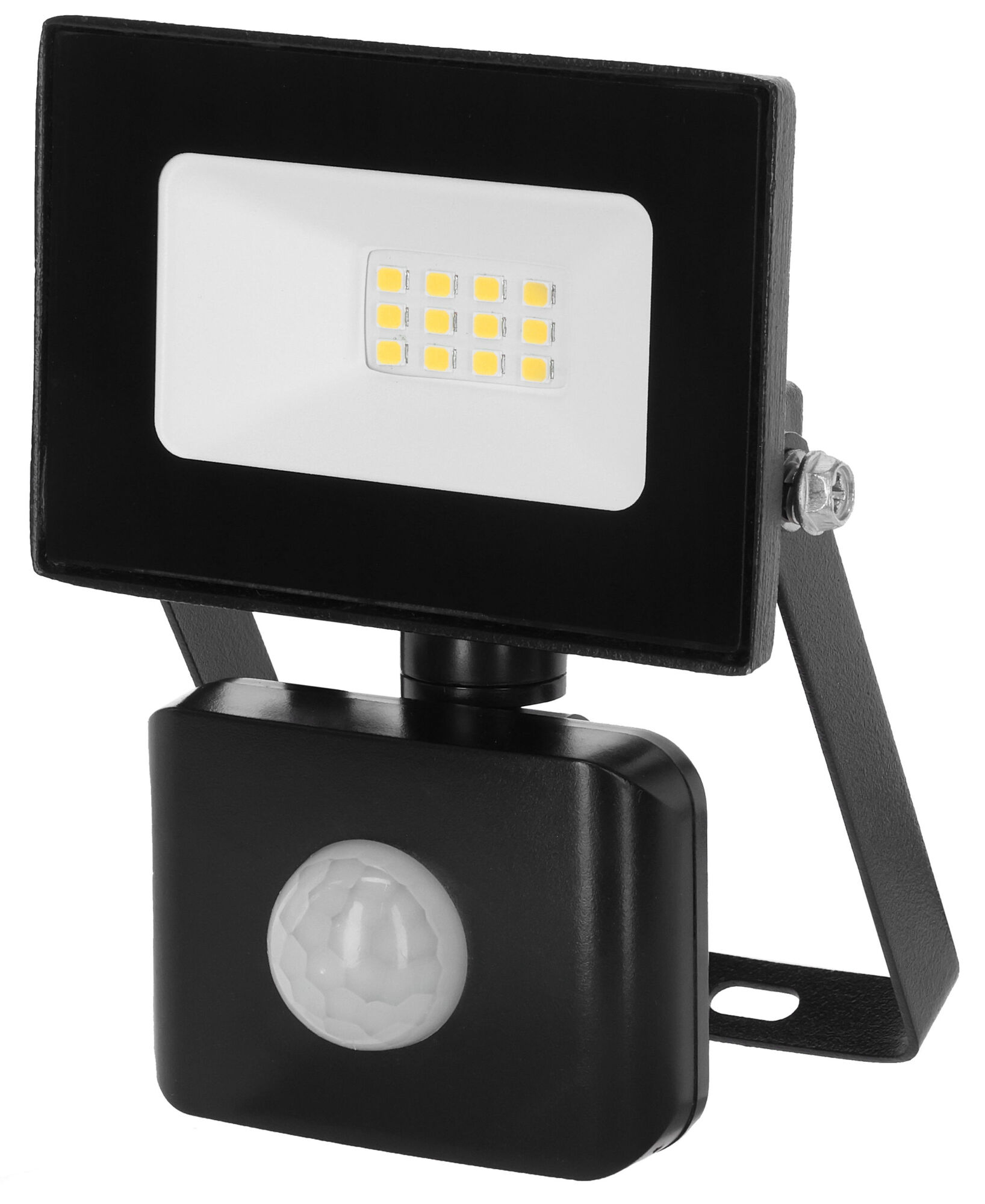 LED-Außenstrahler mit Bewegungsmelder, 10 Watt, Mod. 2024