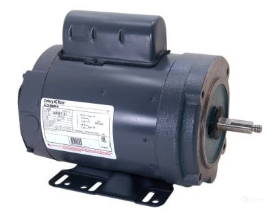 1 HP 1 PH Milk Pump Motor for Bou-Matic, Universal, Sta-Rite Threaded Shaft TEFC 3450