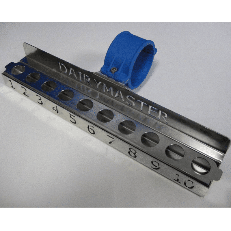 Dairymaster milk meter sample bottle rack 1-10 (3.0″)