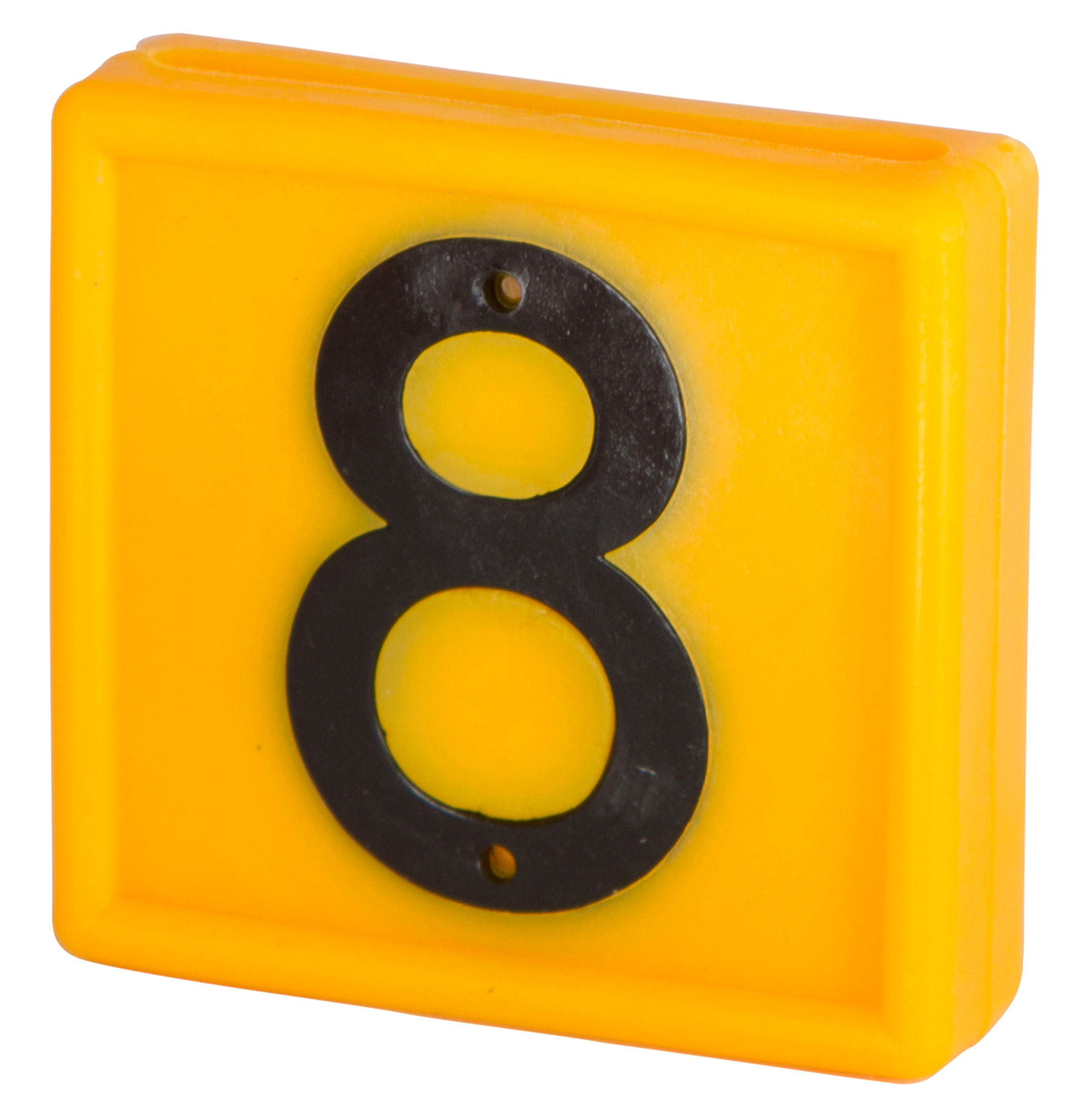 Nummernblock für Halsmarkierungsband, gelb | 10er Pack 7160-5837-380