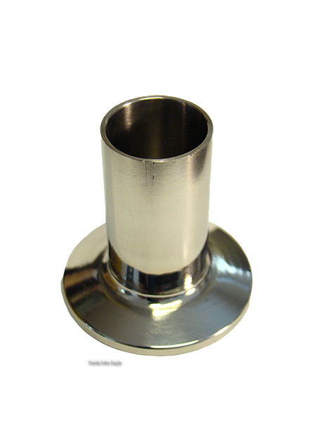 End Cap with Nipple 1.5 inch TriClamp x 1 inch Milk Hose 0007-3239-890