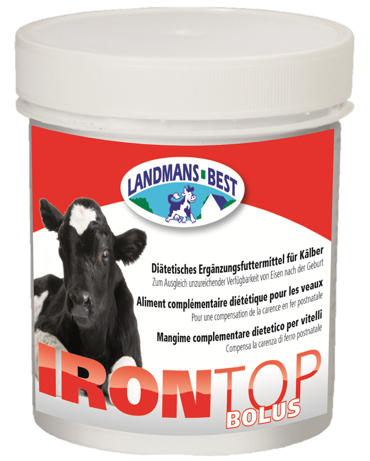 Landmans Best Irontop Eisen Kälber Bolus 24 x 3,3 g IU 100