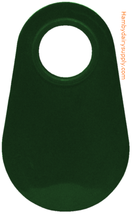 GREEN NECK TAG (BLANK)