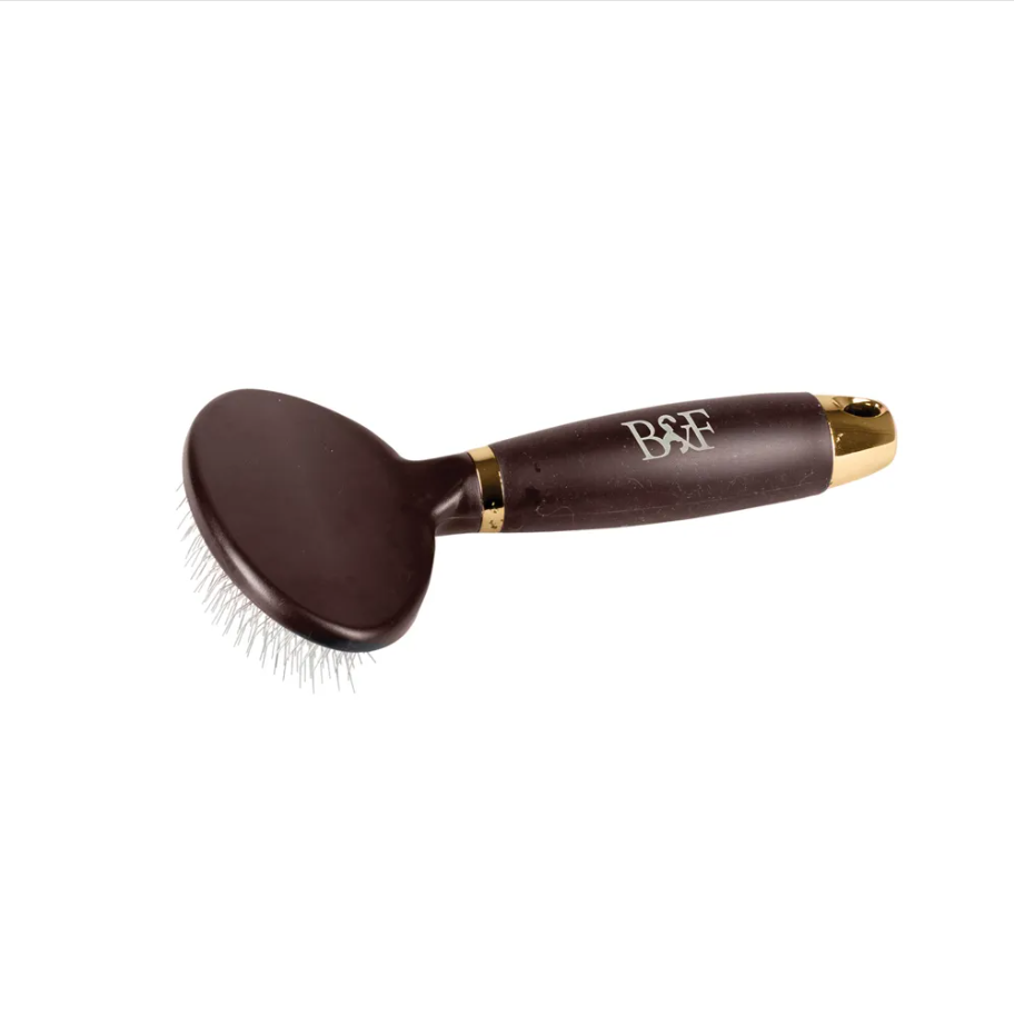 Benji & Flo Gel Handle Long Pin Oval Brush