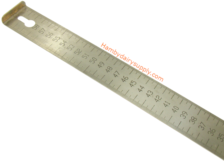 130 gallon - 500 Liter - Measuring Dip Stick for Milk Plan Cooling tank