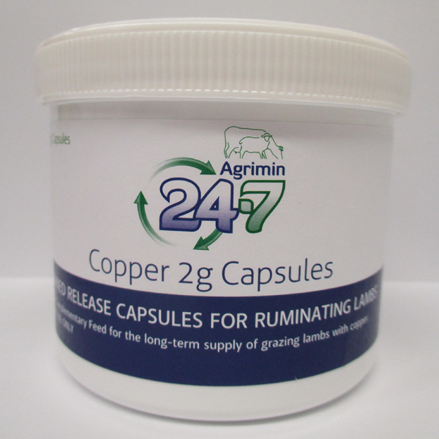 Agrimin 24-7 Copper Bolus – 2g x 250 – Lamb