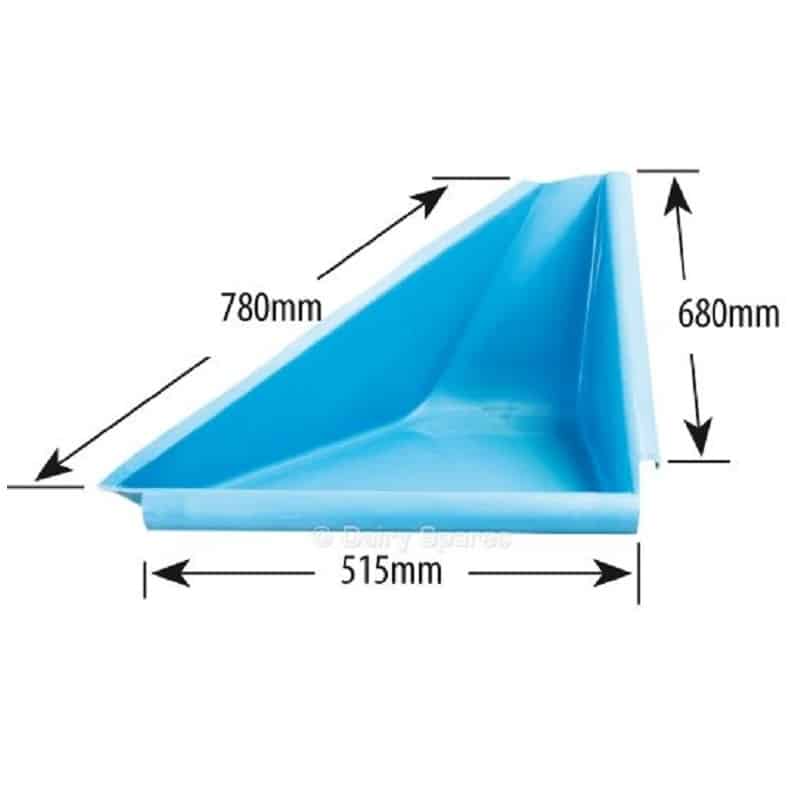 Greenoak feed manger pan – Delaval left hand narrow line type