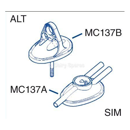 Upper Sight Glass Simultaneous c/w Vent for Vanguard MC137A