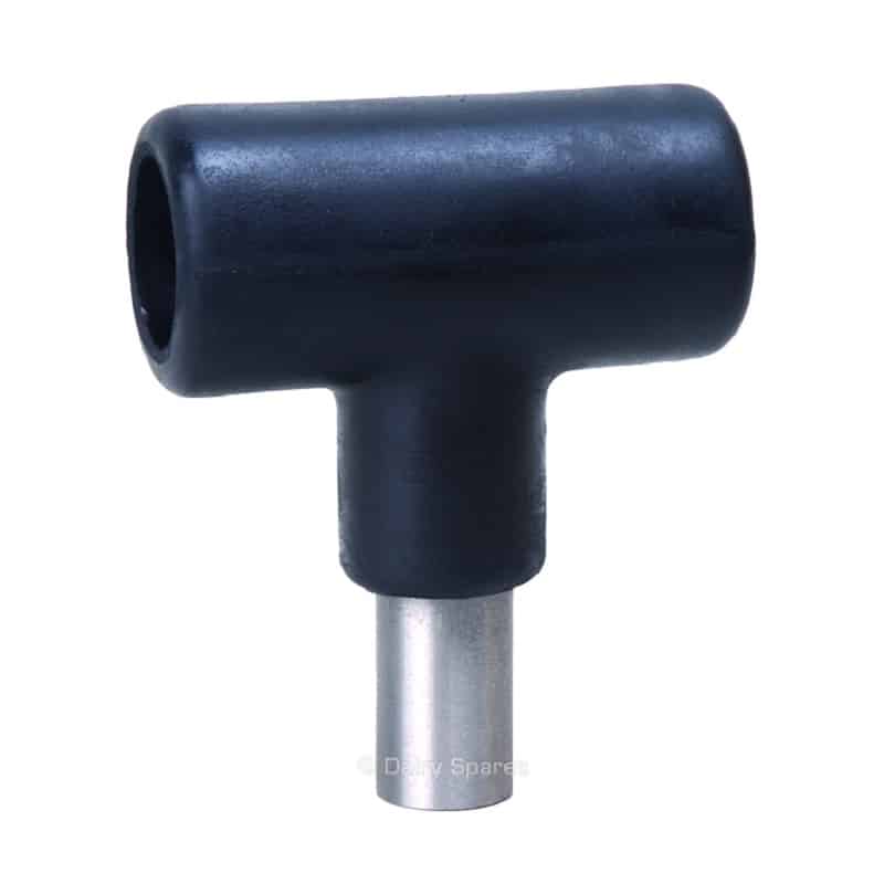 Rubber reducer tee s/s branch 32mm to 16mm RF57