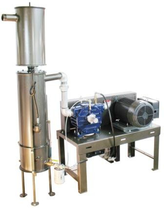 5 HP Vacuum system for Maple with reclaimer demister and oil cooler