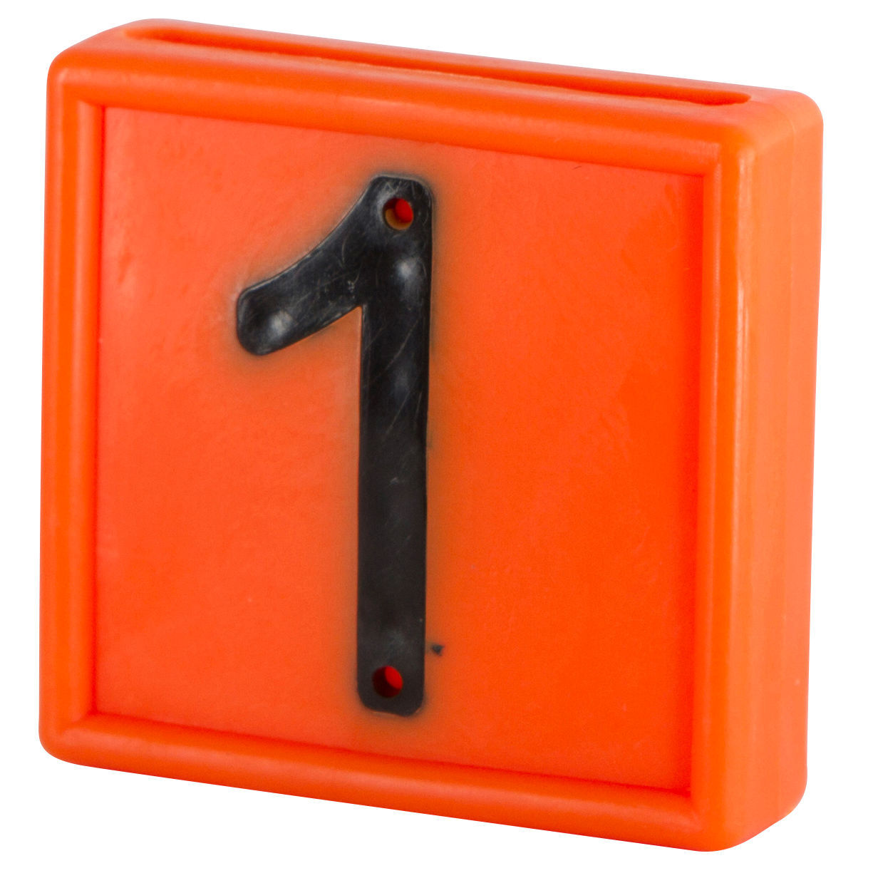 Nummernblock für Halsmarkierungsband, orange | 10er Pack