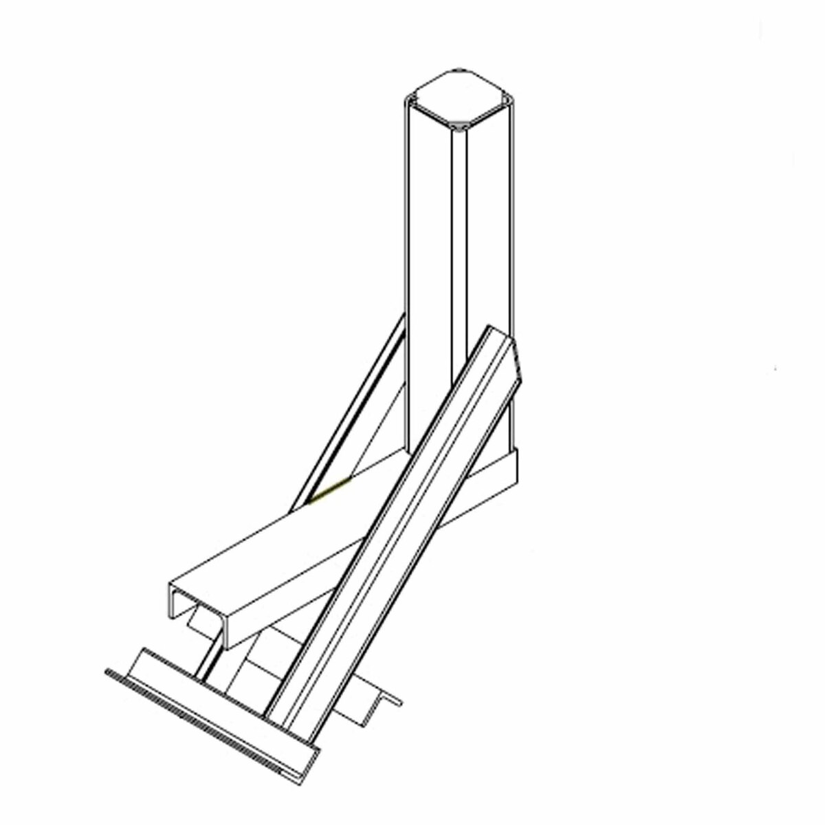 T8500 Side Thrust V2 Post 8801-8821-612