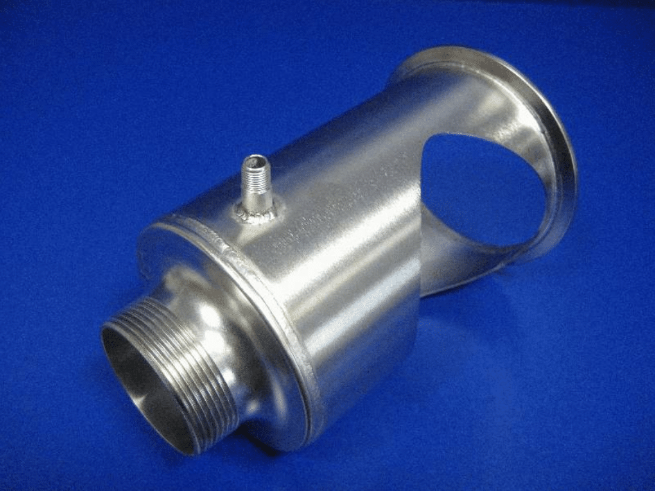 Vacutech Performance Unit DMS Vacuum Pump Stainless Steel Silencer and Non-Return Valve Retrofit Non-Return Valve Section Main Body