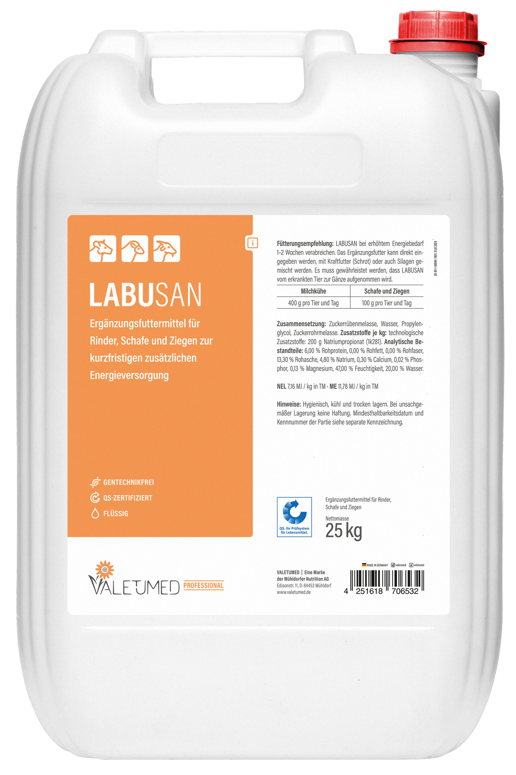 Energieergänzungsfuttermittel Labusan