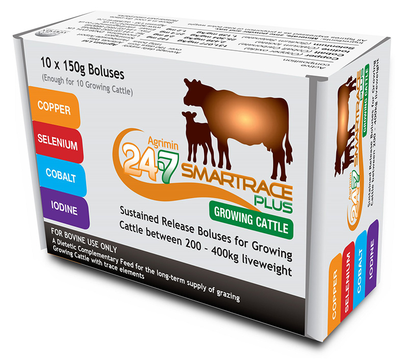 Agrimin 24-7 Smartrace Plus – Growing Cattle – 150g x 10