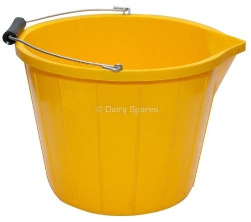 Buffalo Bucket Rigid and Tough Yellow 15ltr – BU13Y BU13Y