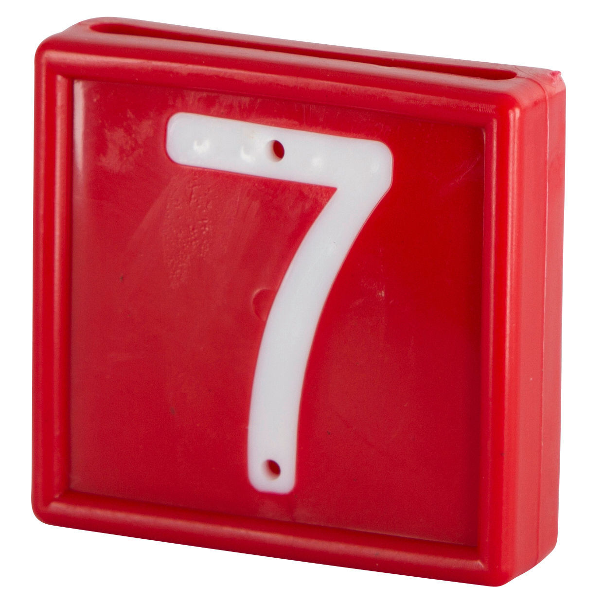 Nummernblock für Halsmarkierungsband, rot | 10er Pack