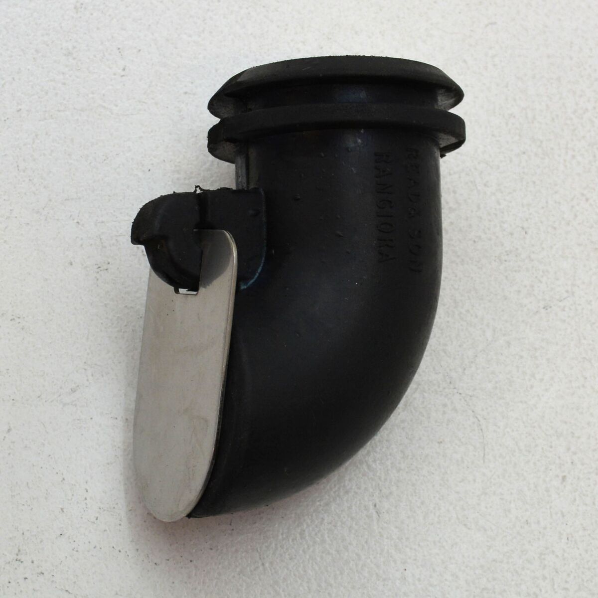 Rubber Drain Bend With S/S Flap 25mm 8803-9290-010