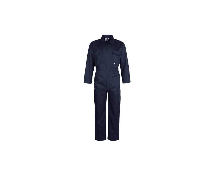 Fort 344 Stud Front Coverall Boilersuit Navy Blue 344B
