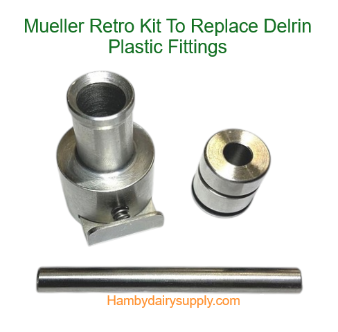 1.5 HP Wash Pump update kit to replace plastic quick connect - old style ~ 5/8 M-8801962