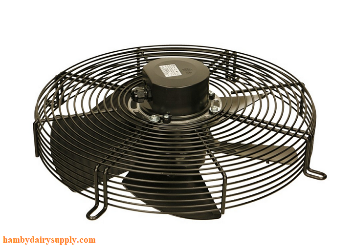 Fan with 230 volt motor and shroud for Milk Plan Cooling tanks 225g