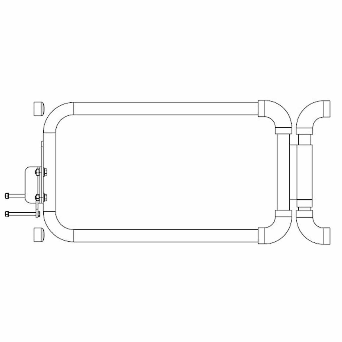 Breast Rail Gate Assembly Complete 8811-8882-500