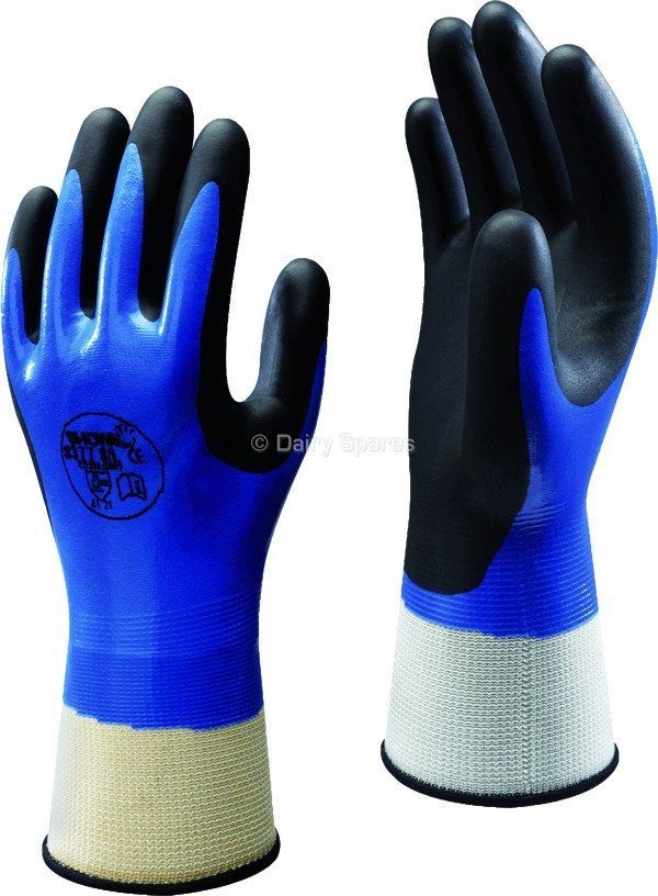 Nitrile Foam Glove Blue/Black (Pr) – GG24M GG24M