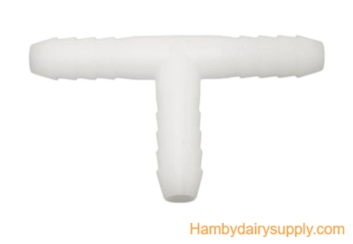 Poly Tee for Quarter Milkers 3/8 x 3/8 x 3/8 M-30581