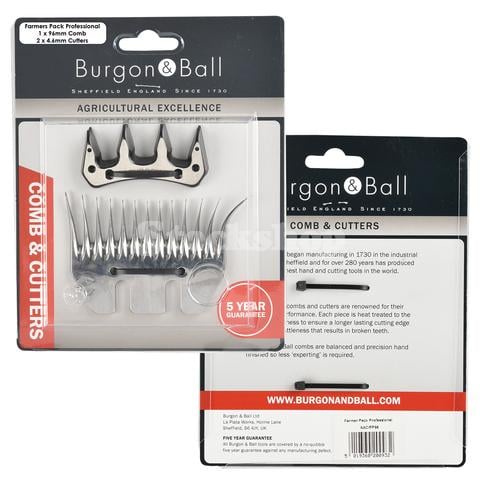 Burgon & Ball™ 96mm Comb & Cutters Farmer Pack (Pro) 40450P