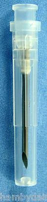 16 Gauge x 3/4 inch needles (box of 100) Gray poly hub