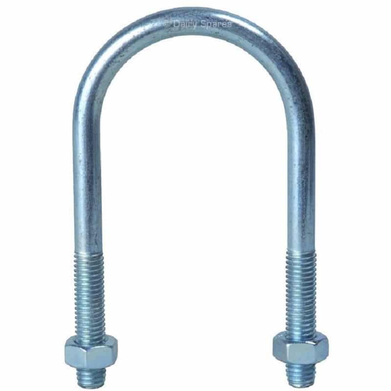 Zinc plated u bolt for wall brackets (various sizes) TA051|TA052|TA053|TA055
