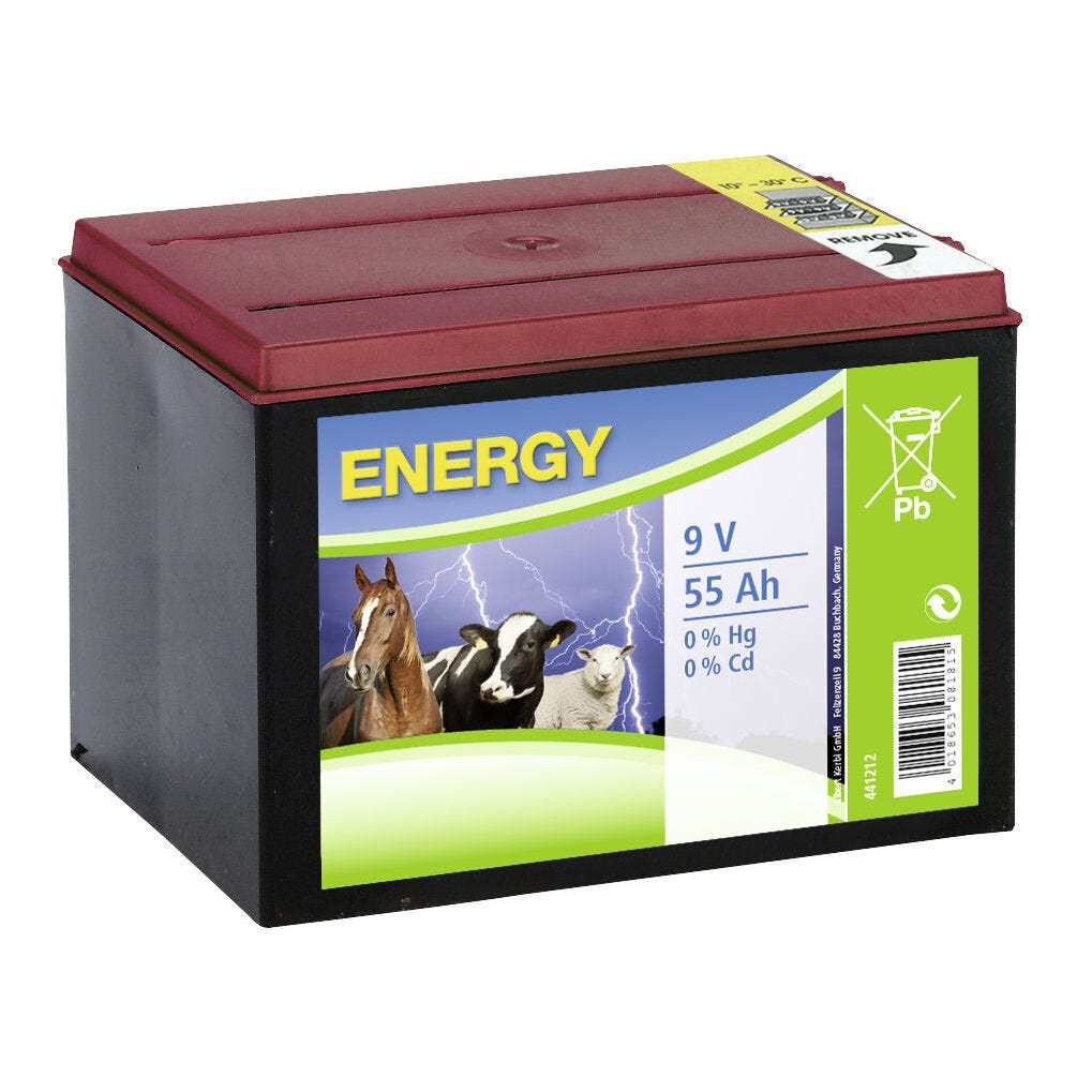 Zink-Kohle Trockenbatterie 9 Volt 55Ah