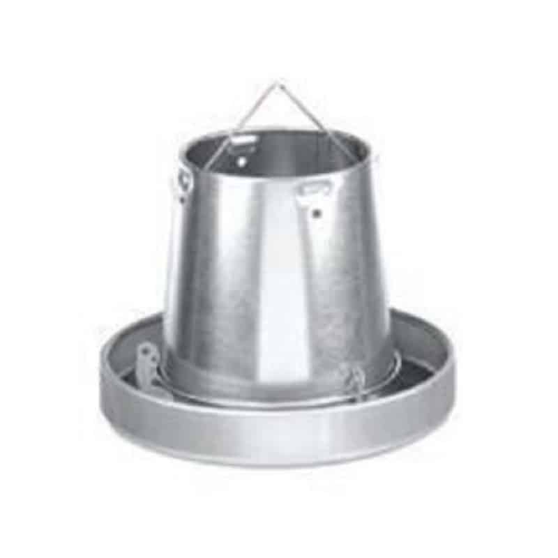 Galvanised chicken hanging feeder 5kg