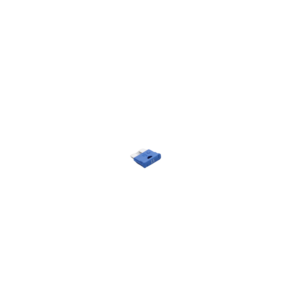 Blade-type fuse 15 A, blue U104908