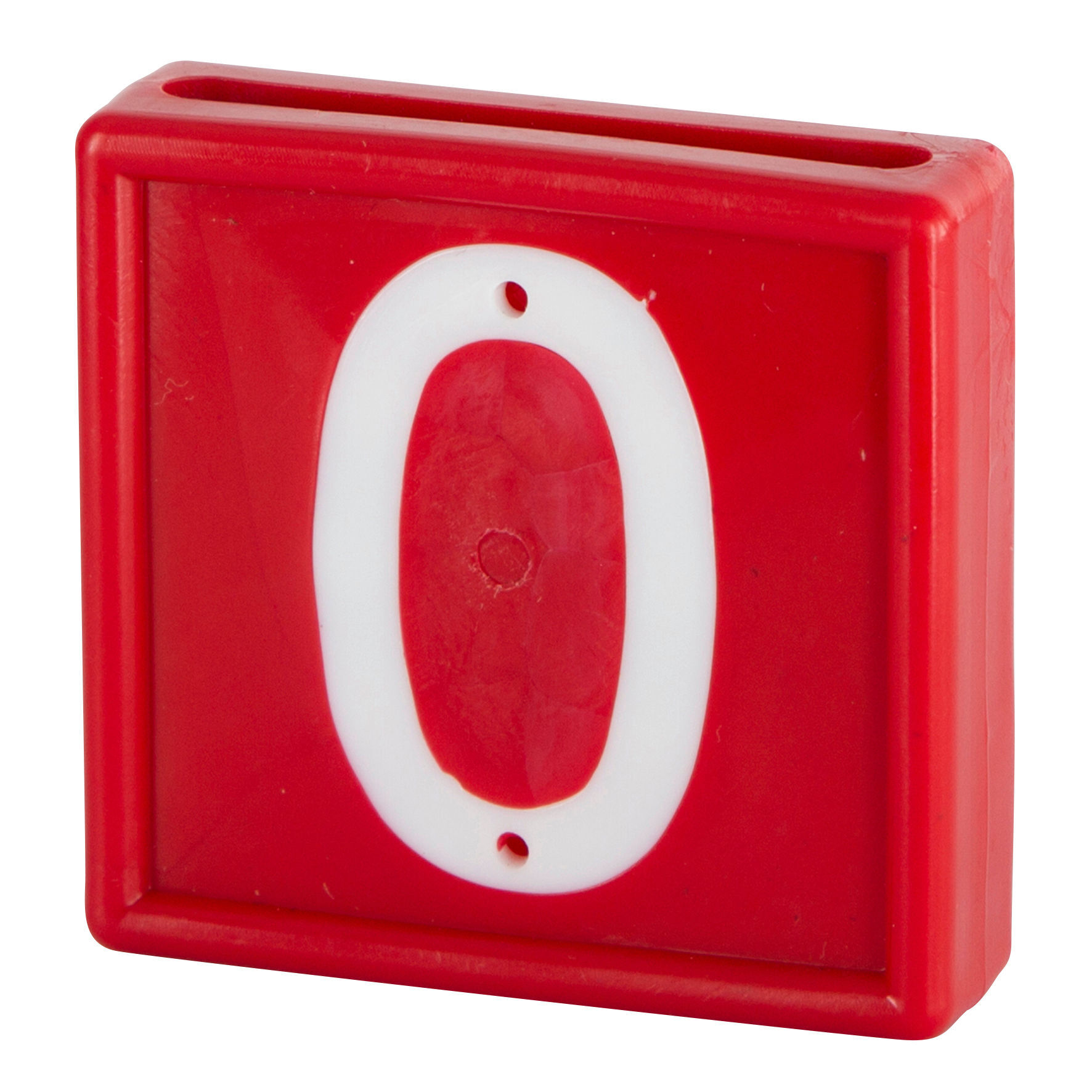 Nummernblock für Halsmarkierungsband, rot | 10er Pack