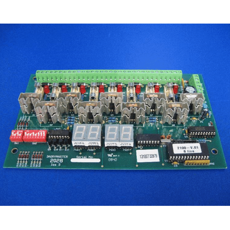 Dairymaster Pulsation controller 8 output PCB