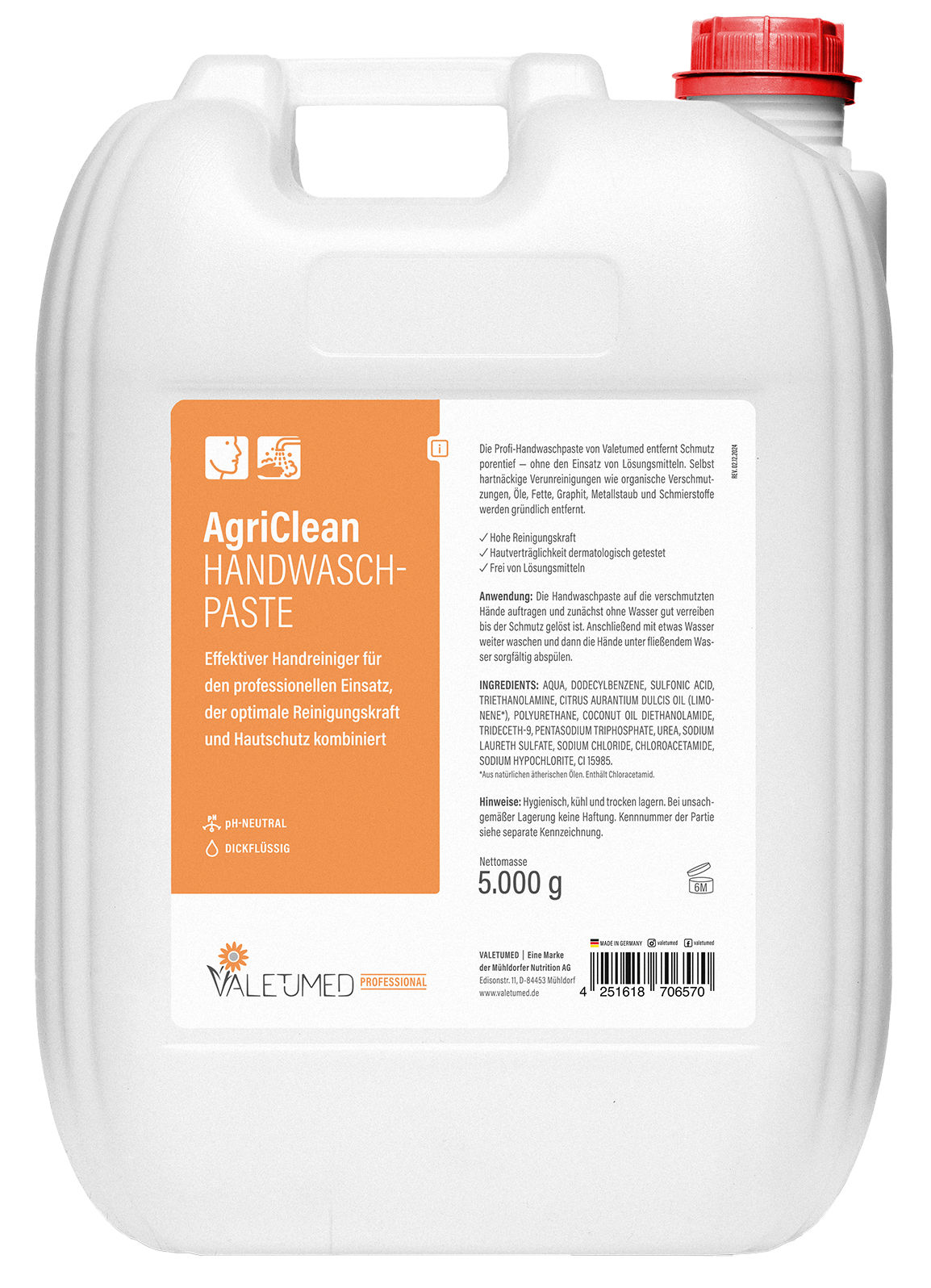 Handwaschpaste AgriClean