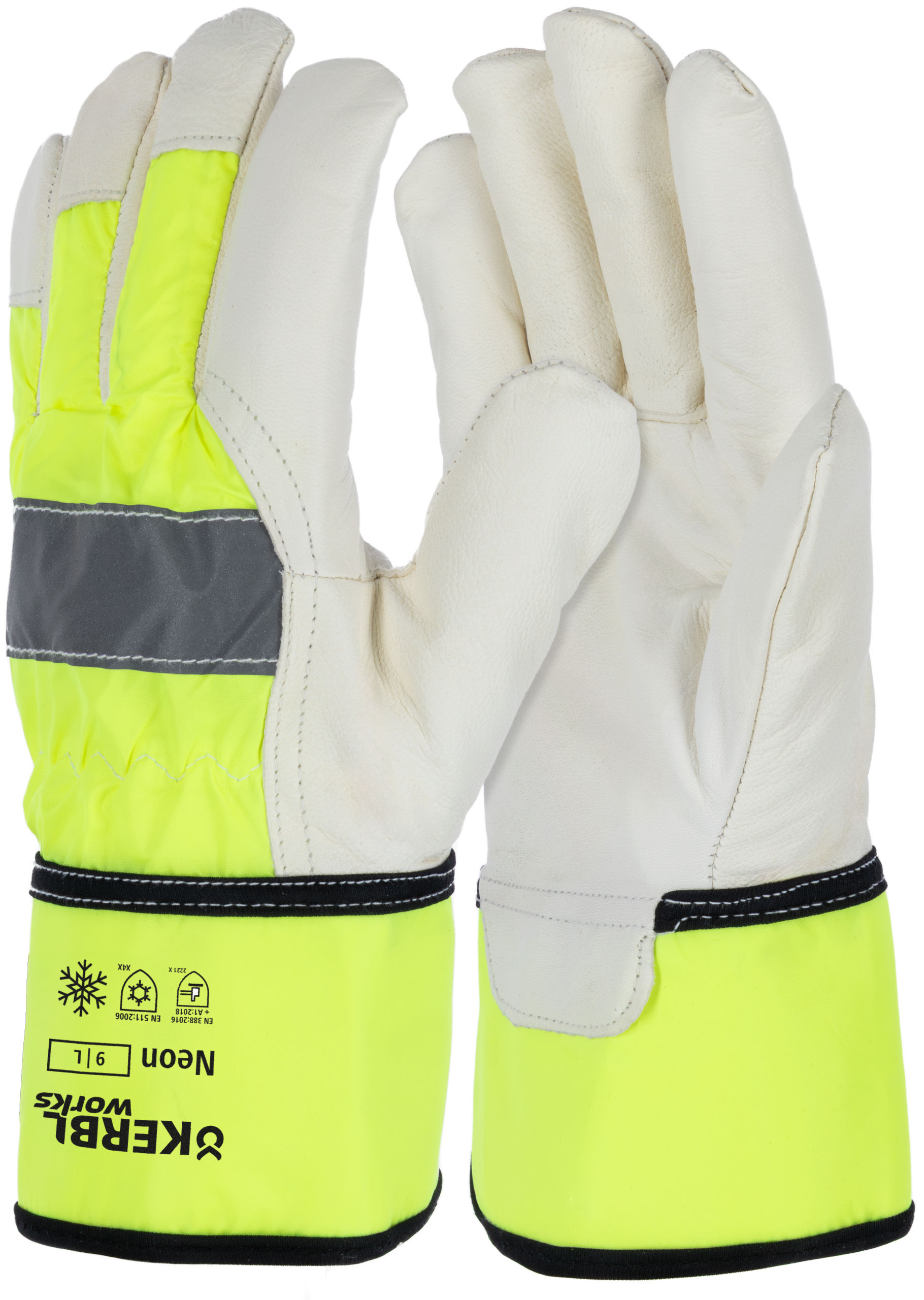 Winterhandschuh Neon Ziegenleder